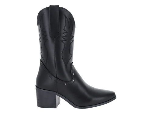 Botas Luna Rosa Negro para Mujer