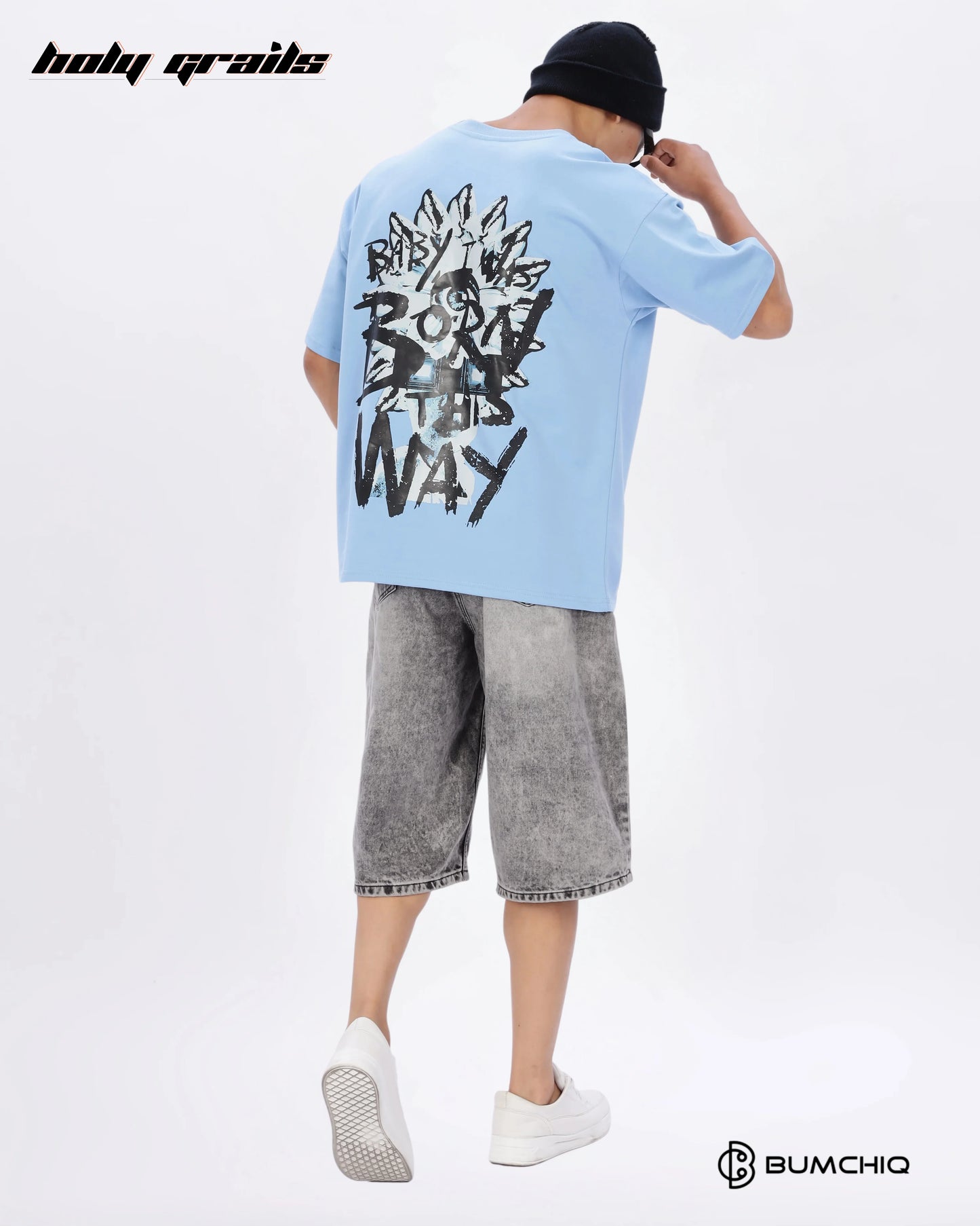 Baby Born Blue Oversize Tee HG x Bumchiq