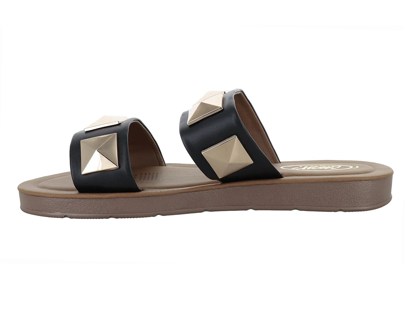 Sandalias CARAY Slide Negro para Mujer