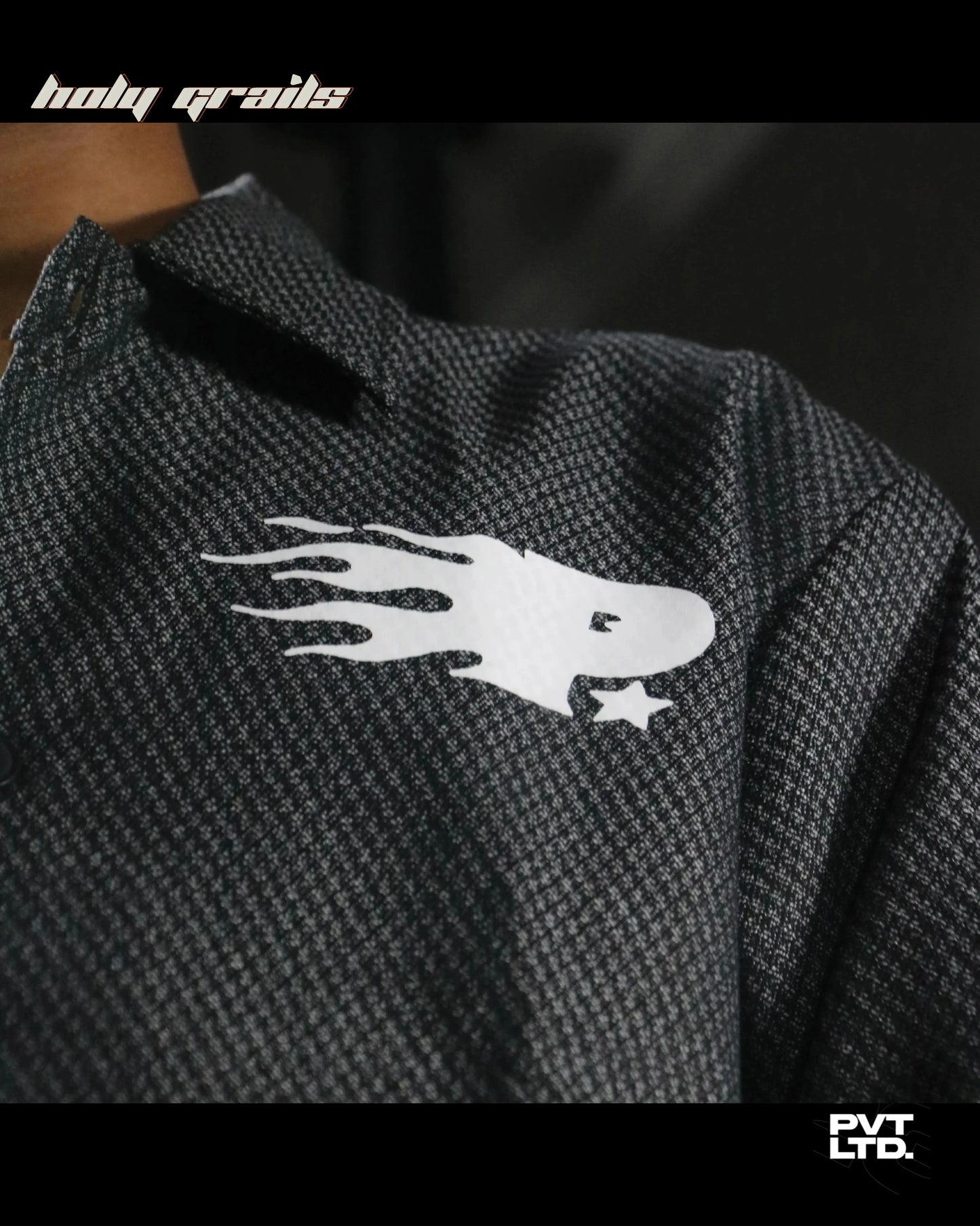 Exter Black Overshirt HG x Pvt Ltd