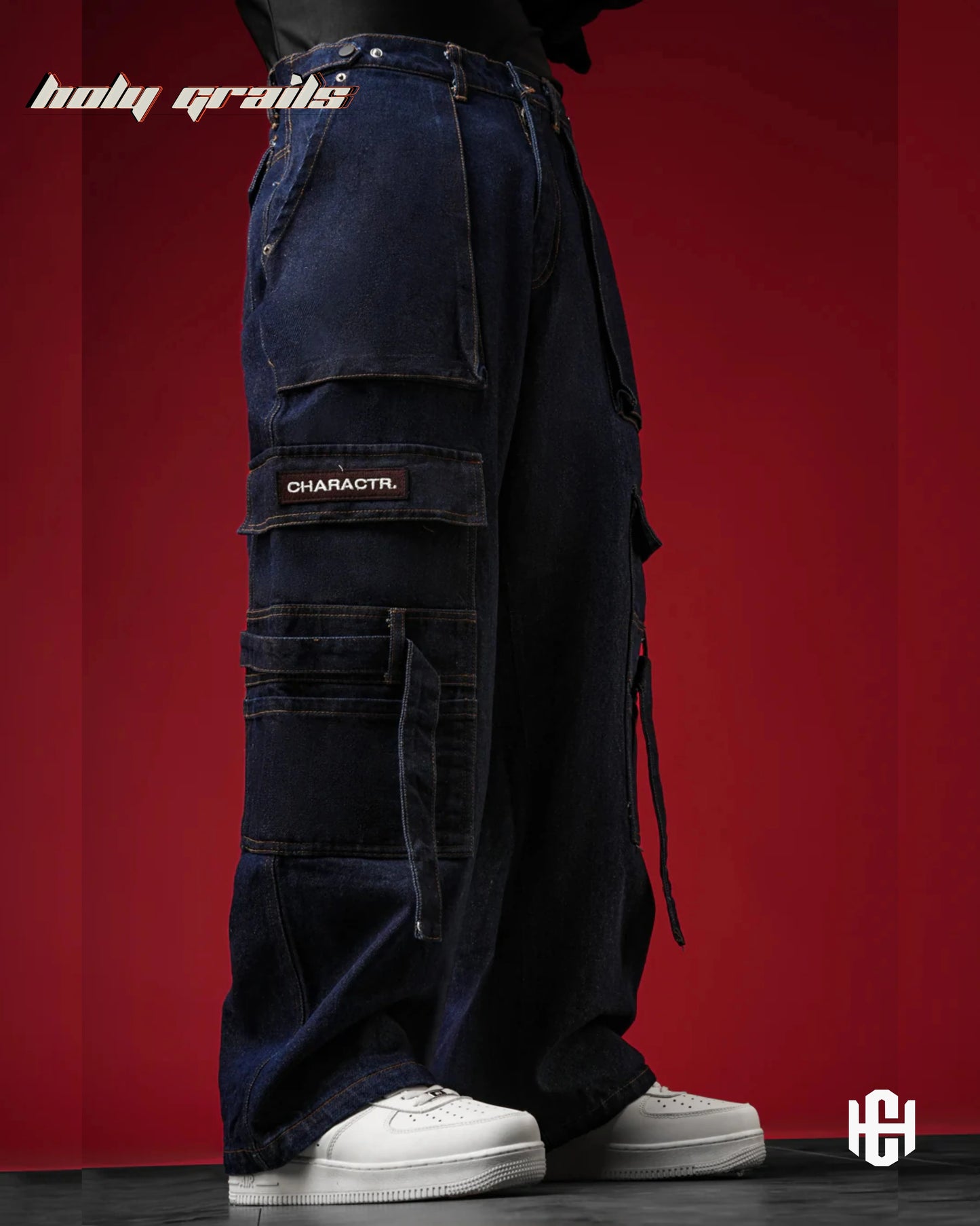 Raw Denim Deep Blue Pants HG x Charactr