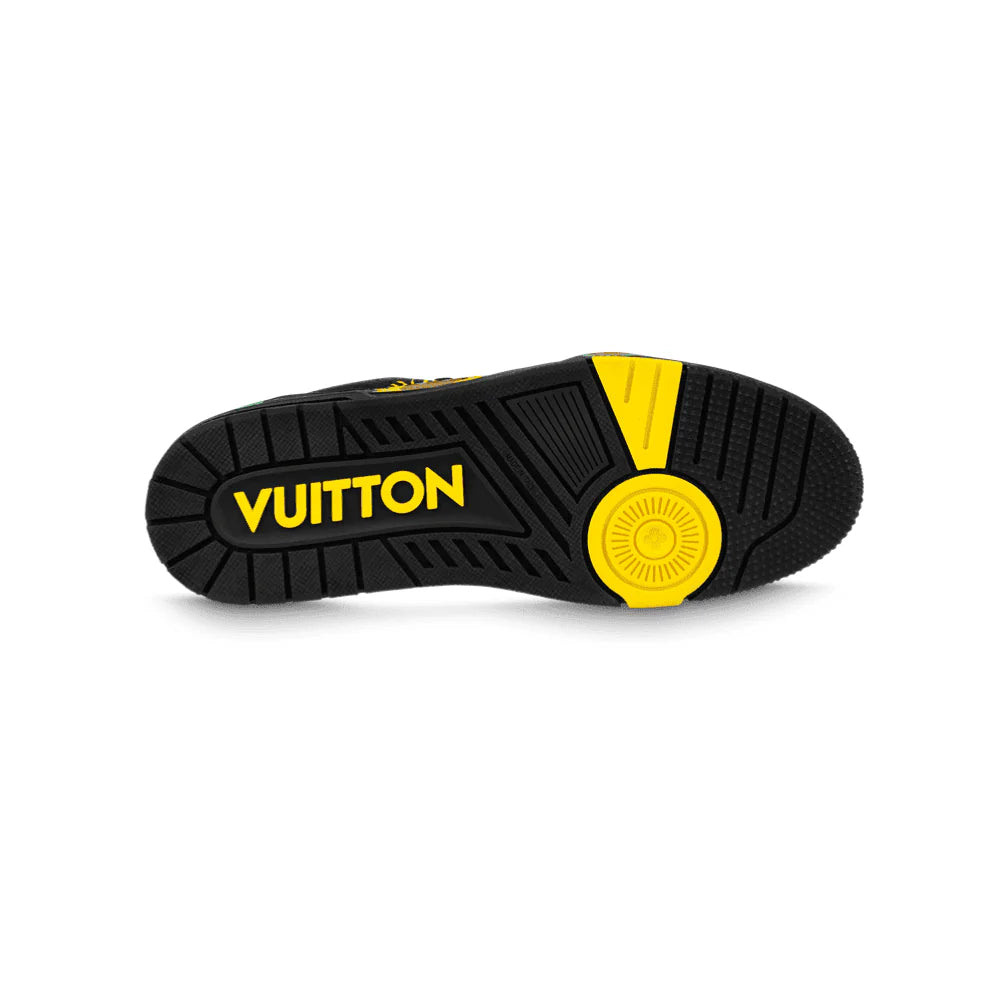 Louis Vuitton LV Trainer Sneaker x Yayoi Kusama Black Print