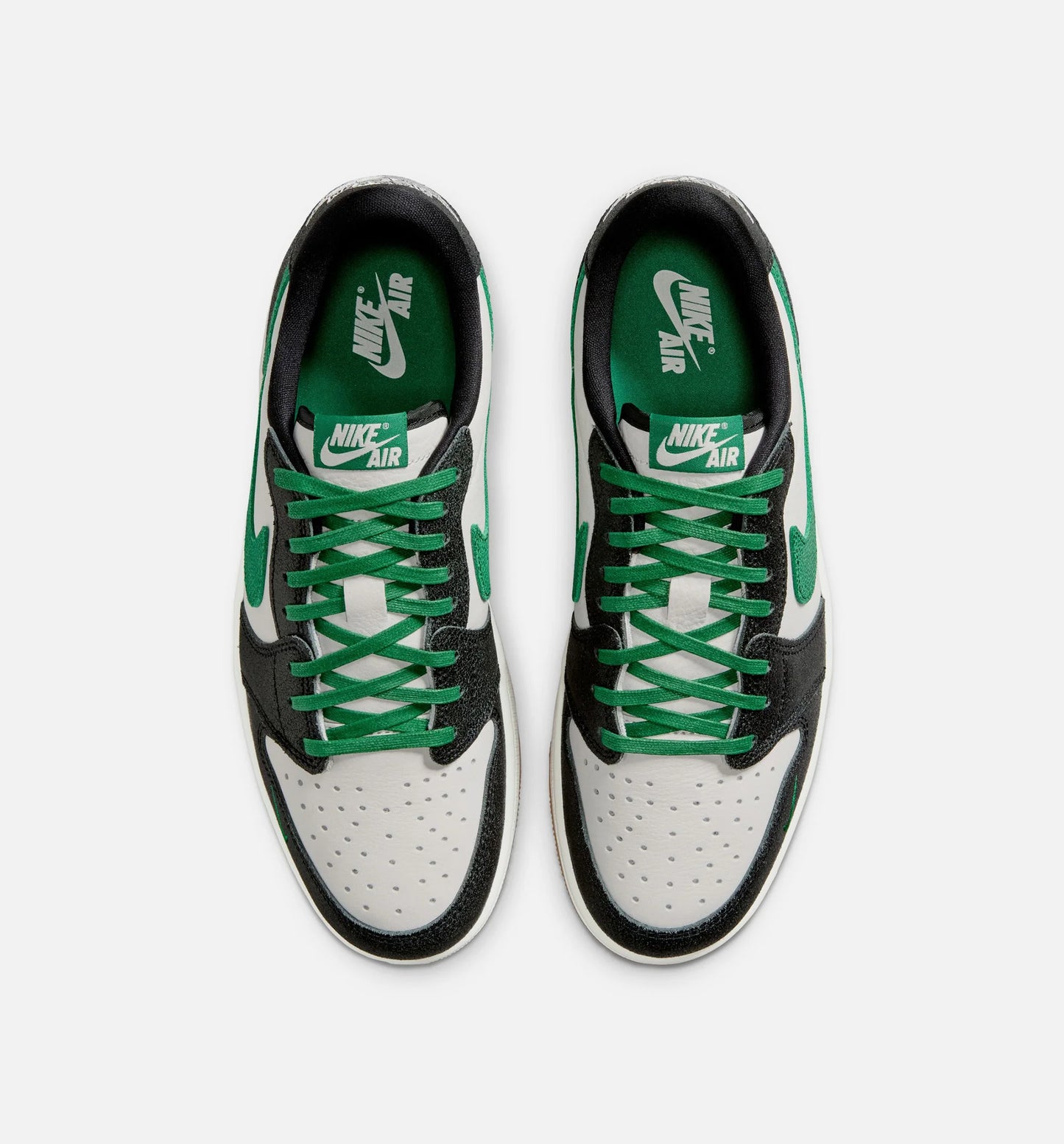 Air Jordan 1 Retro Low OG Phantom And Pine Green Mens Lifestyle Shoe Phantom Pine Green Black Free Shipping