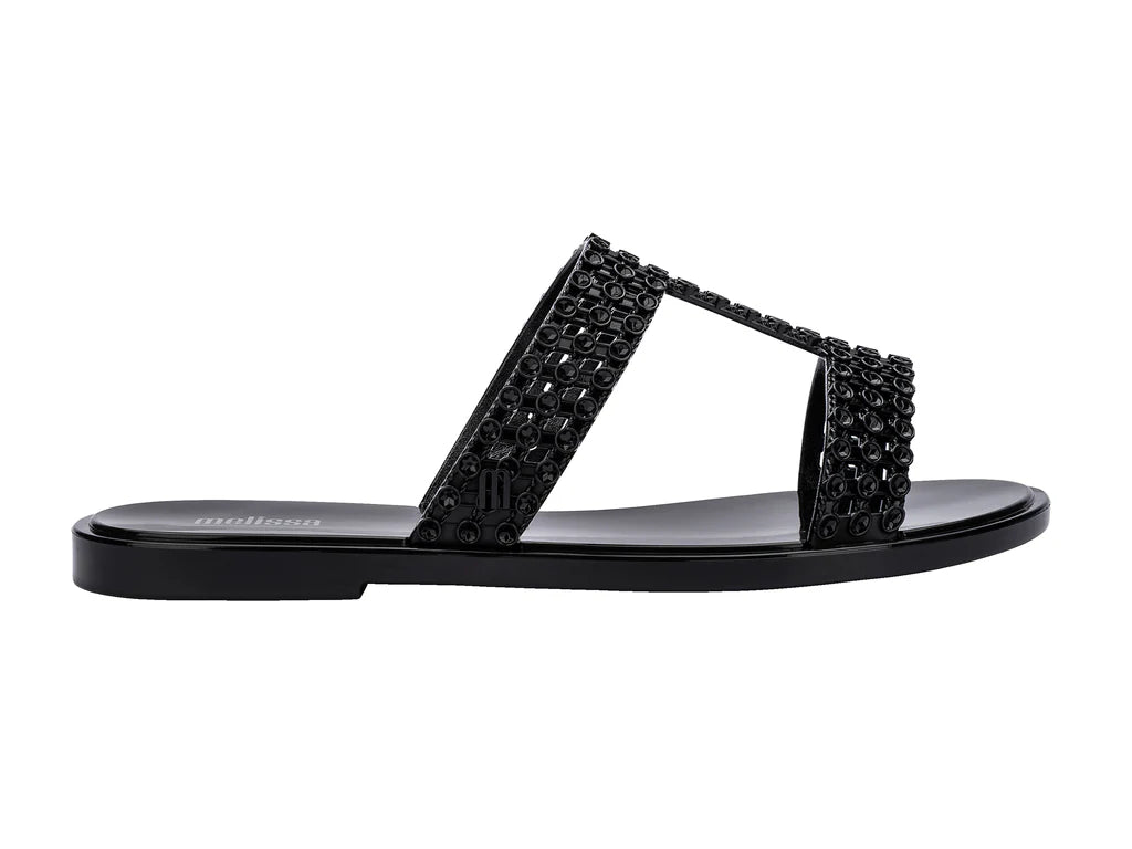 Sandalias Melissa Glowing Slide Negro para Mujer