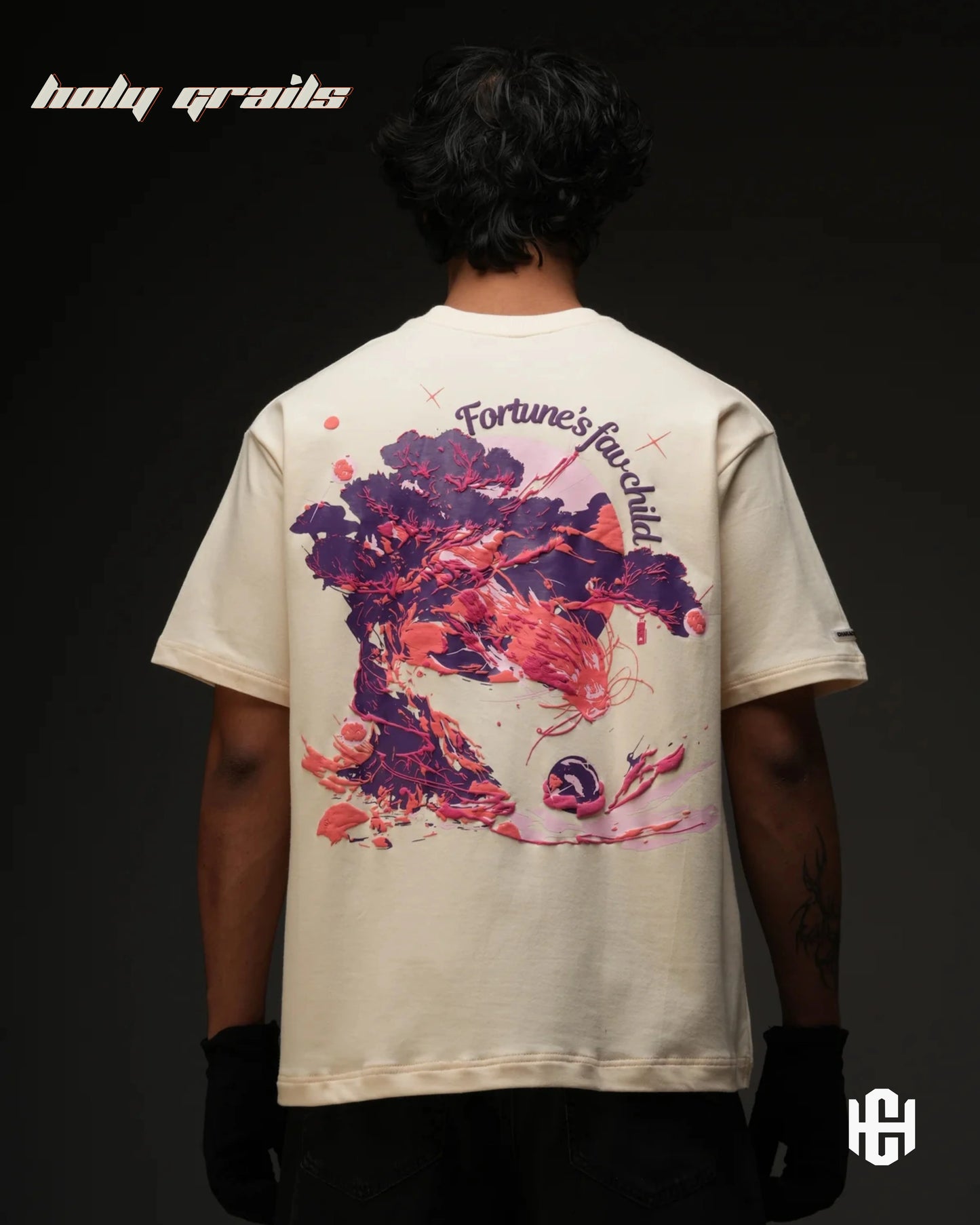 The Fortune Cream Graphic Tee HG x Charactr