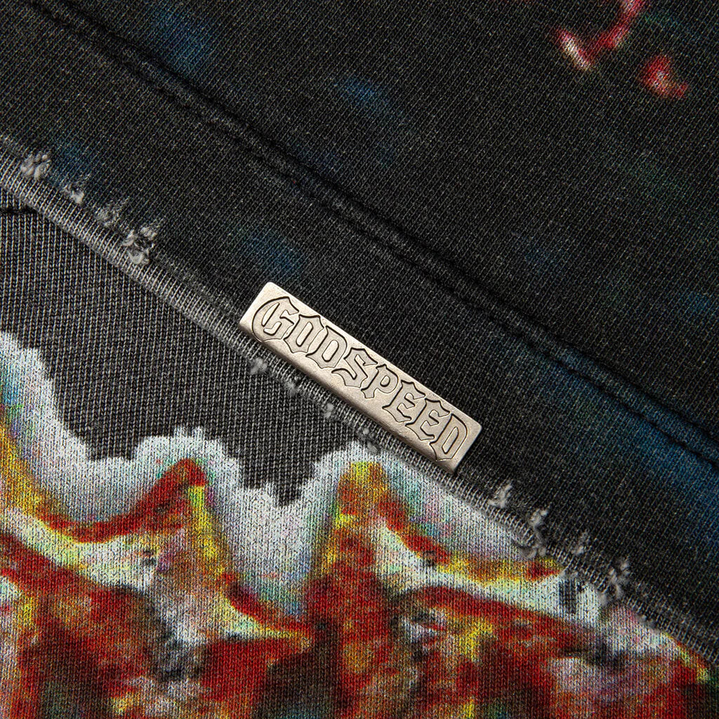 Horsepower T Shirt Grey Wash