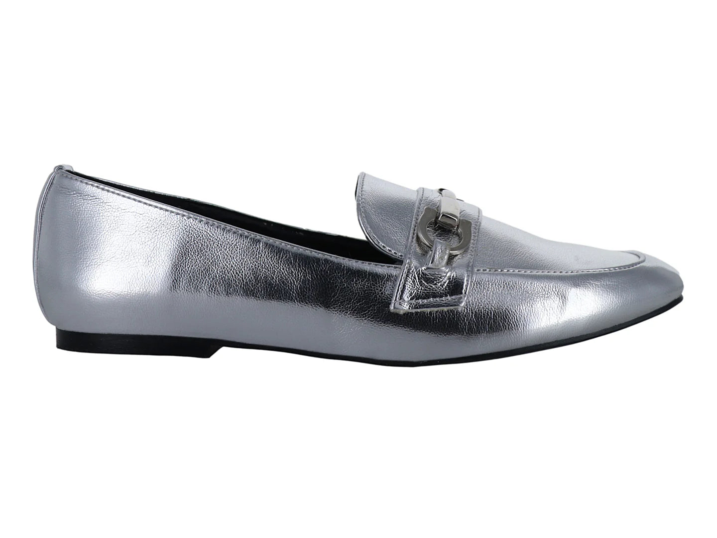 Mocasines Roze Color Plata para Mujer