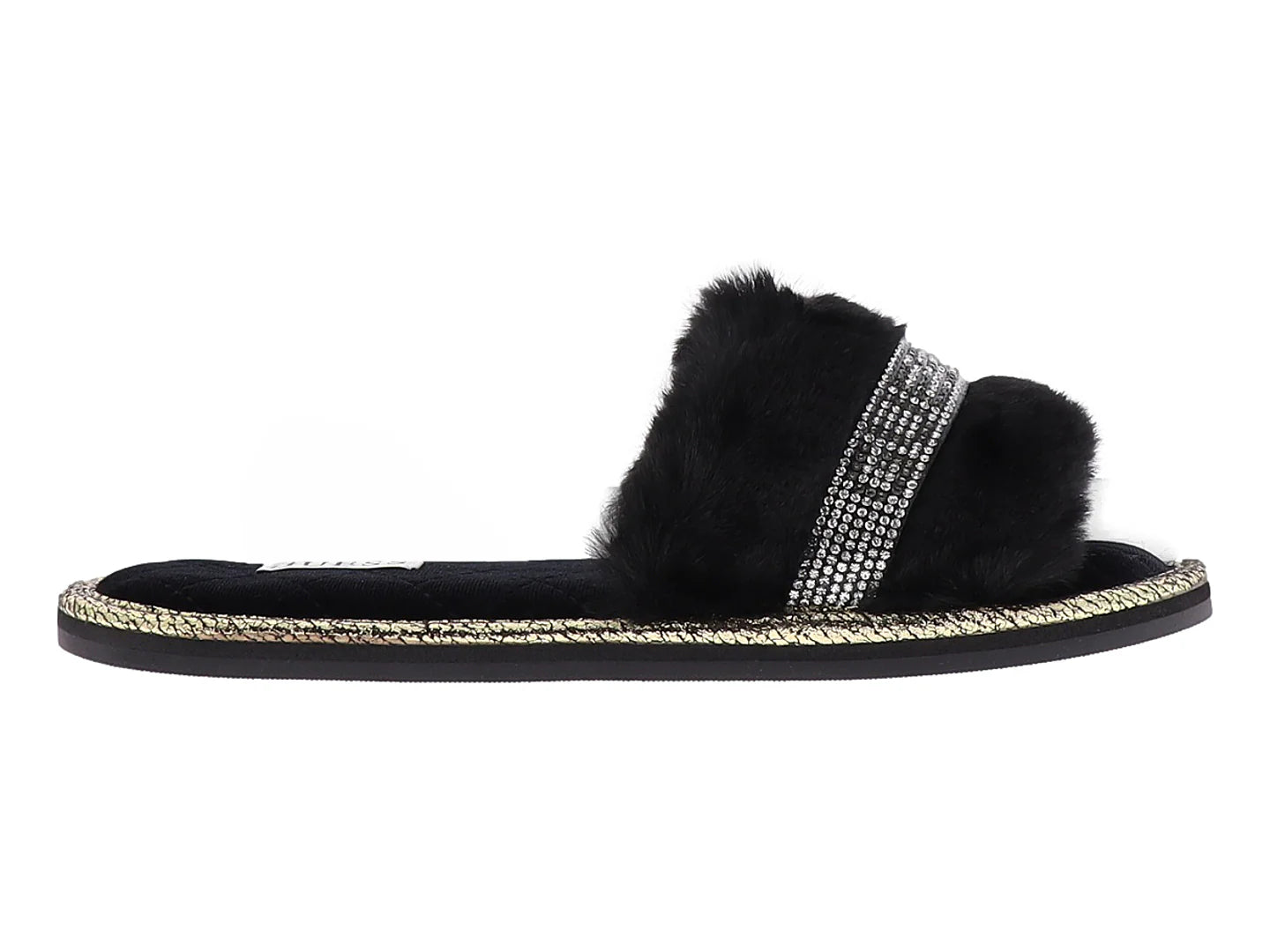 Sandalias Guess Slippy Negro para Mujer