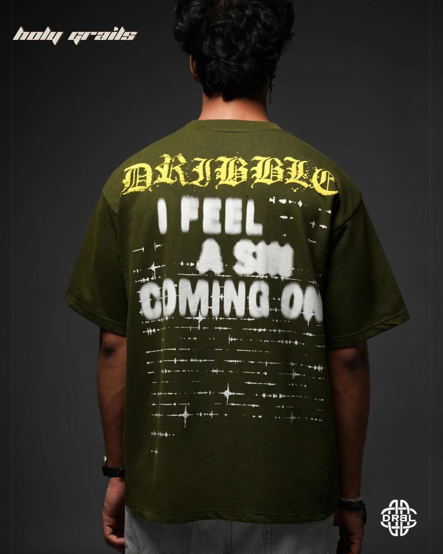 Sniful Shadows Olive Tee HG x DRBL