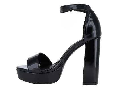Sandalias Donova de Charol Negro para Mujer