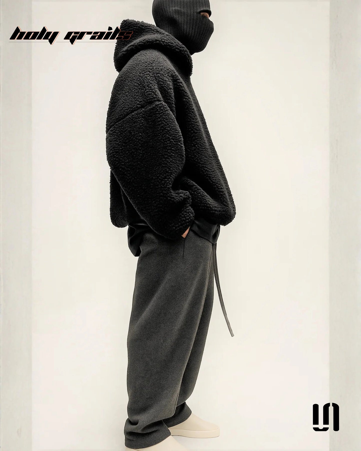 Sherpa Furr Black Hoodie HG x Sullitt