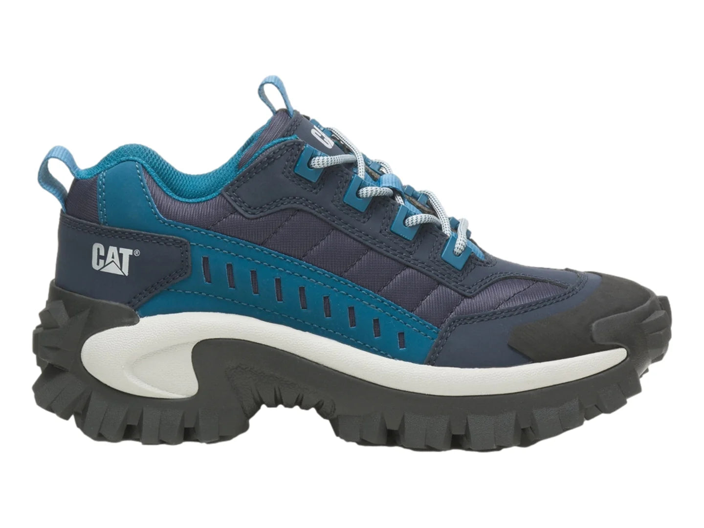 Tenis Caterpillar Sport Nubuck Azul y Gris para Hombre