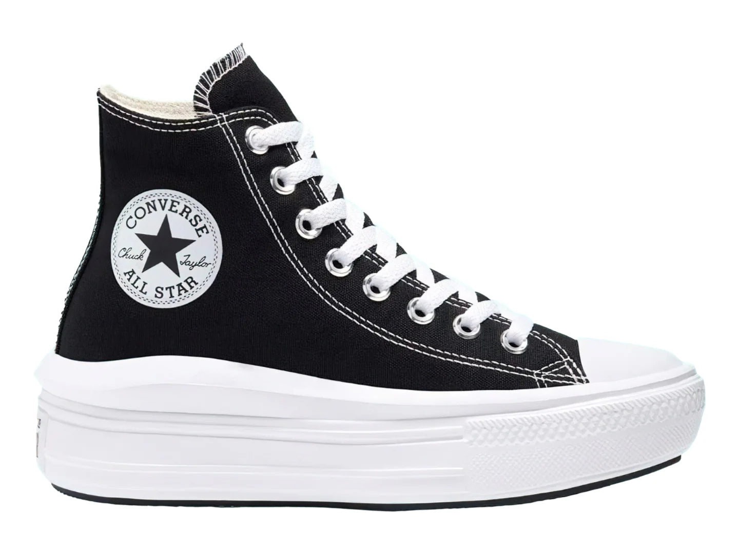 Tenis Converse Chuck Taylor All Star Move Platform Negros para Mujer