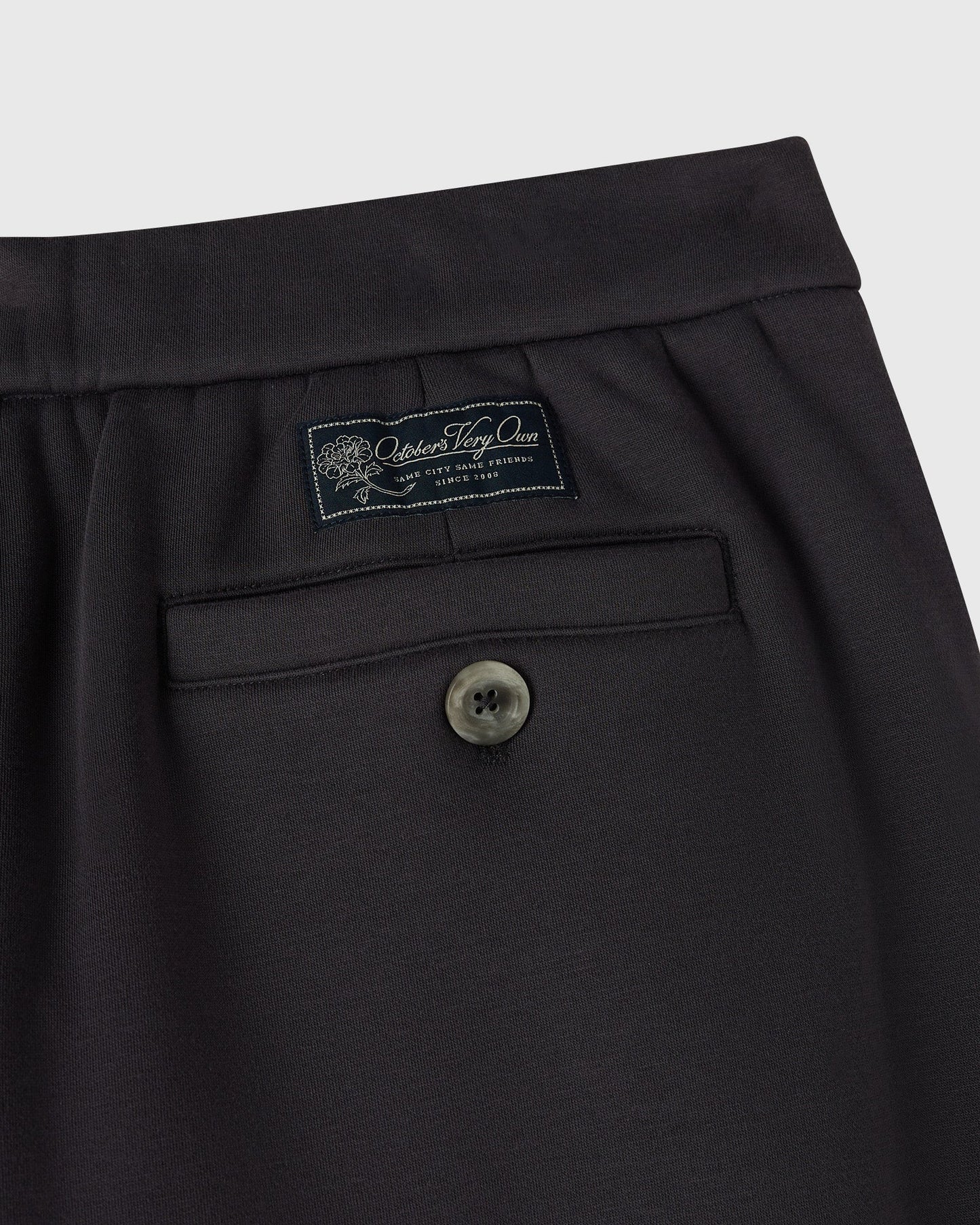 Luxe Fleece Pull On Trouser Pinstripe