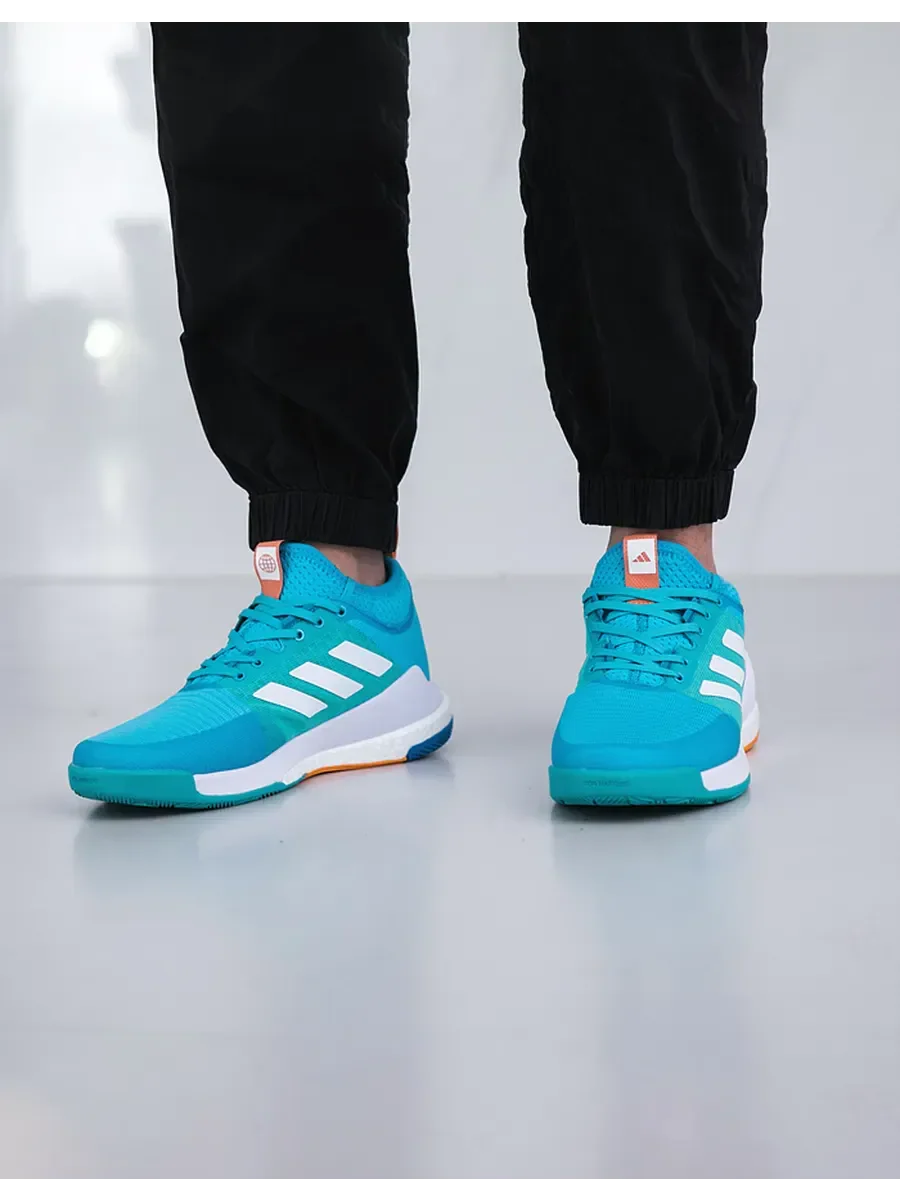 Tênis Adidas Crazyflight Mid Azul Laranja