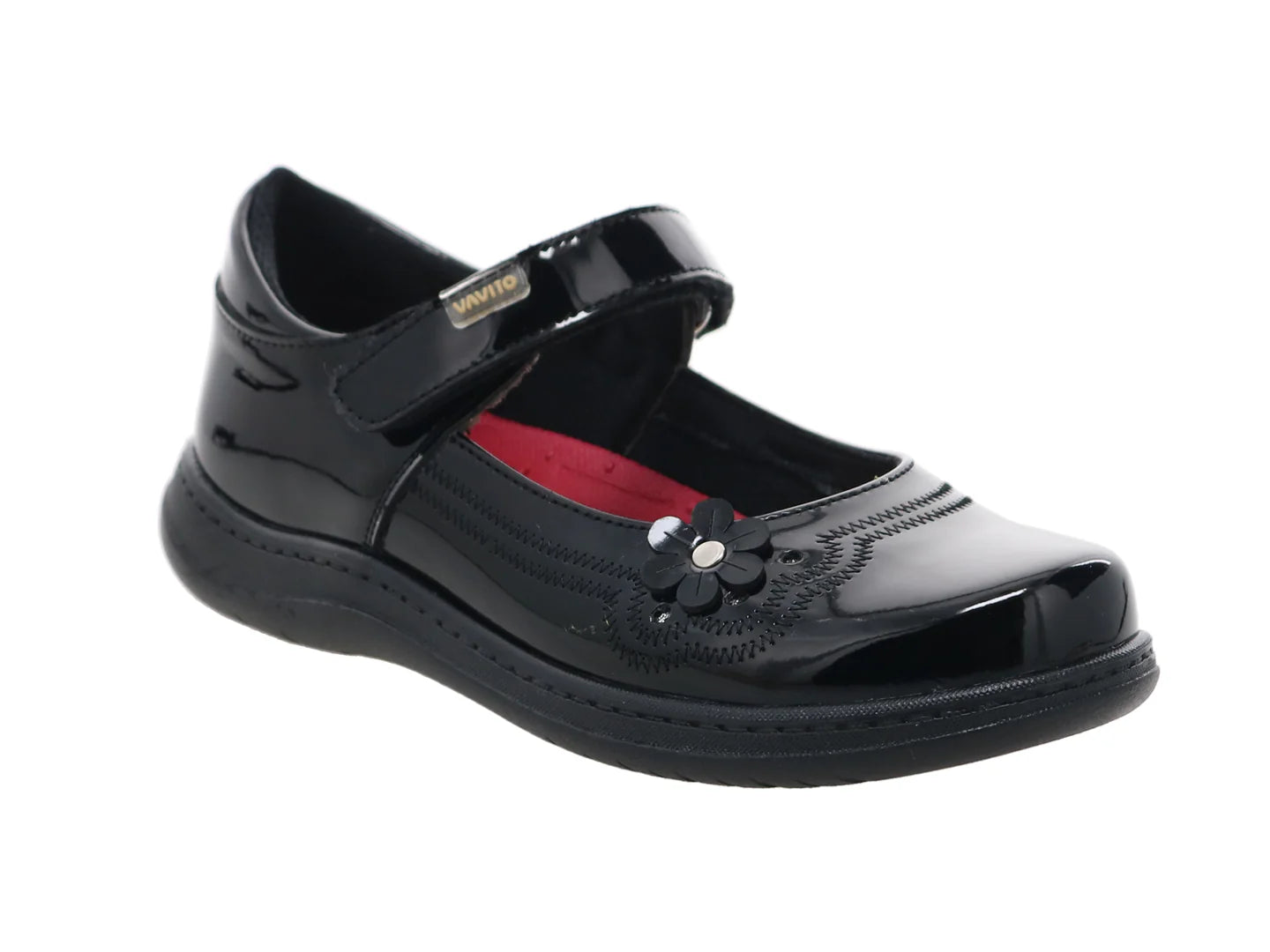 Zapatos VAVITO de Charol Negro para Niña