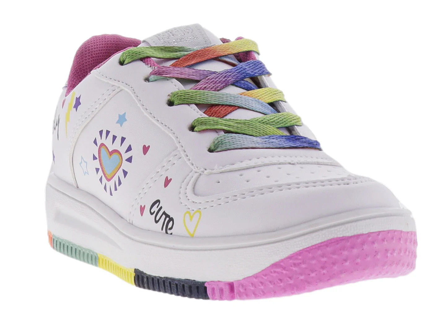 Tenis GOSH Blanco y Fucsia para Niña