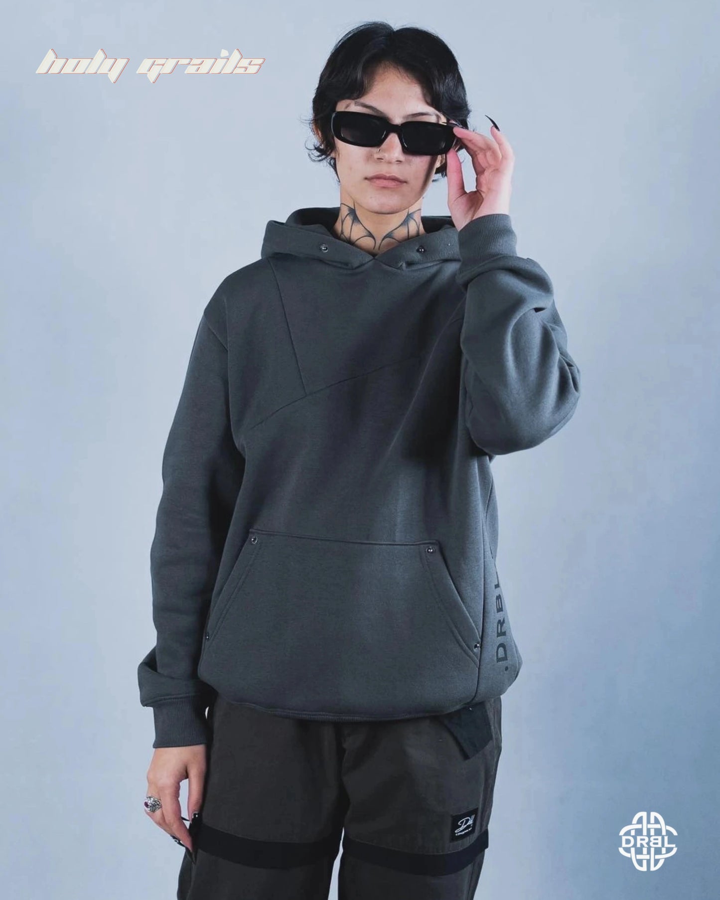 Serene Grey Flint Hoodie HG x DRBL