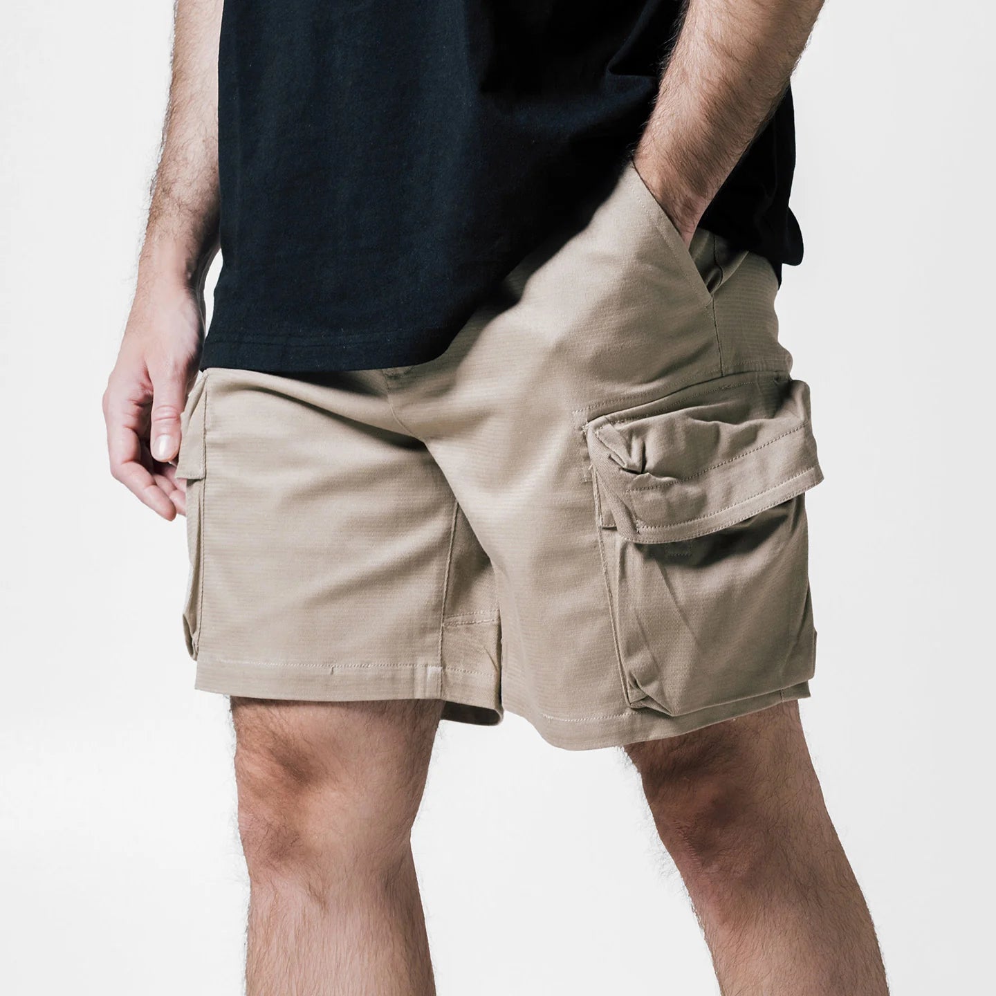 Hockney Cargo Shorts Medium Brown