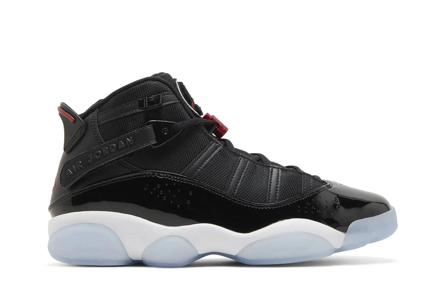 Jordan 6 Rings Black Gym Red