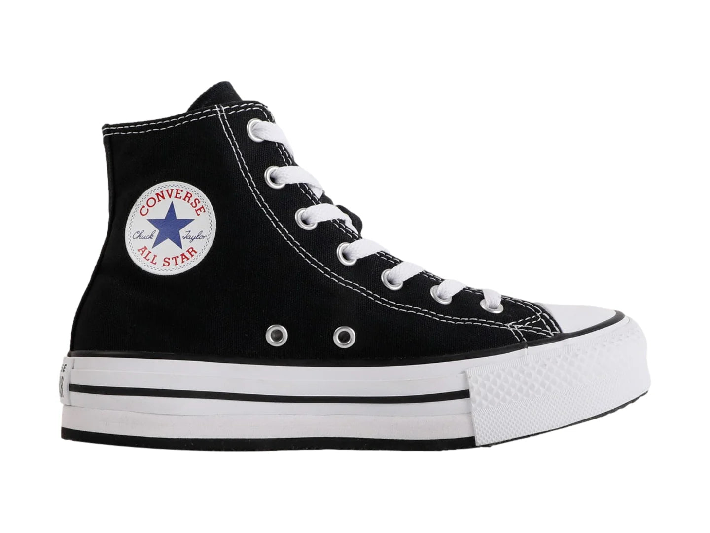 Tenis Converse Chuck Taylor All Star Eva Lift Negros para Niño