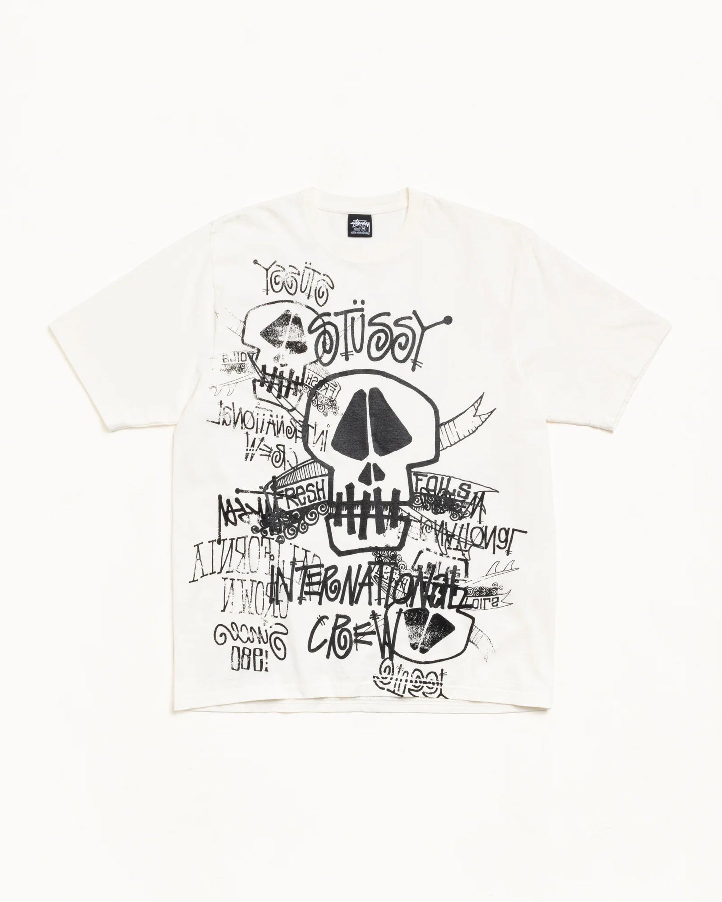 SKULLS TEE PIGMENT DYED