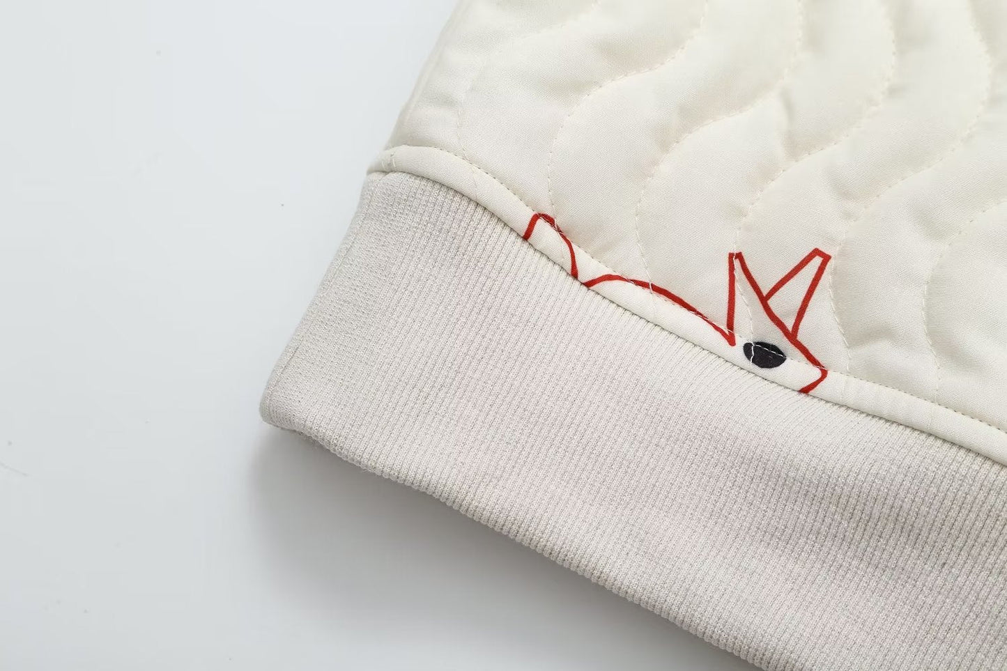 Pictographs Quilted Sweatshirt
