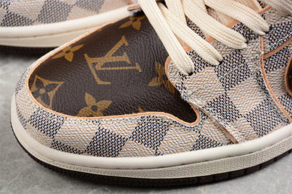 Nike Air Jordan 1 x LV Low Custom by The Shoe Surgeon