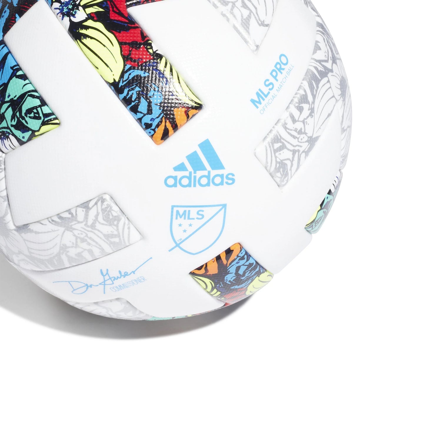 adidas MLS PRO Match Soccer Ball White Multi Color