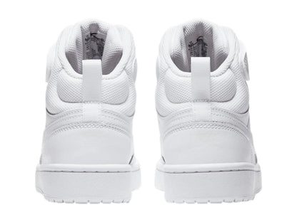 Tenis Nike Court Borough Mid 2 Blanco para Niño