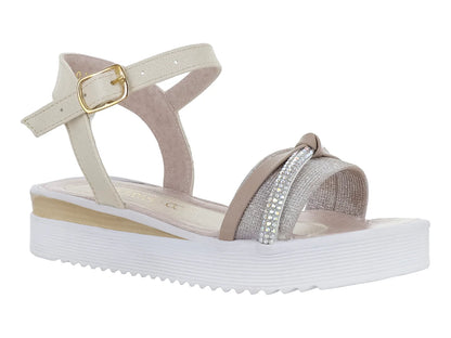 Sandalias Viris Dorado para Niña
