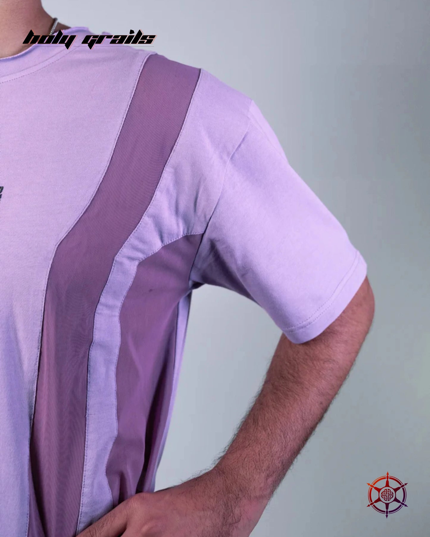 Lavender Byte Oversized Tee HG x Duskin