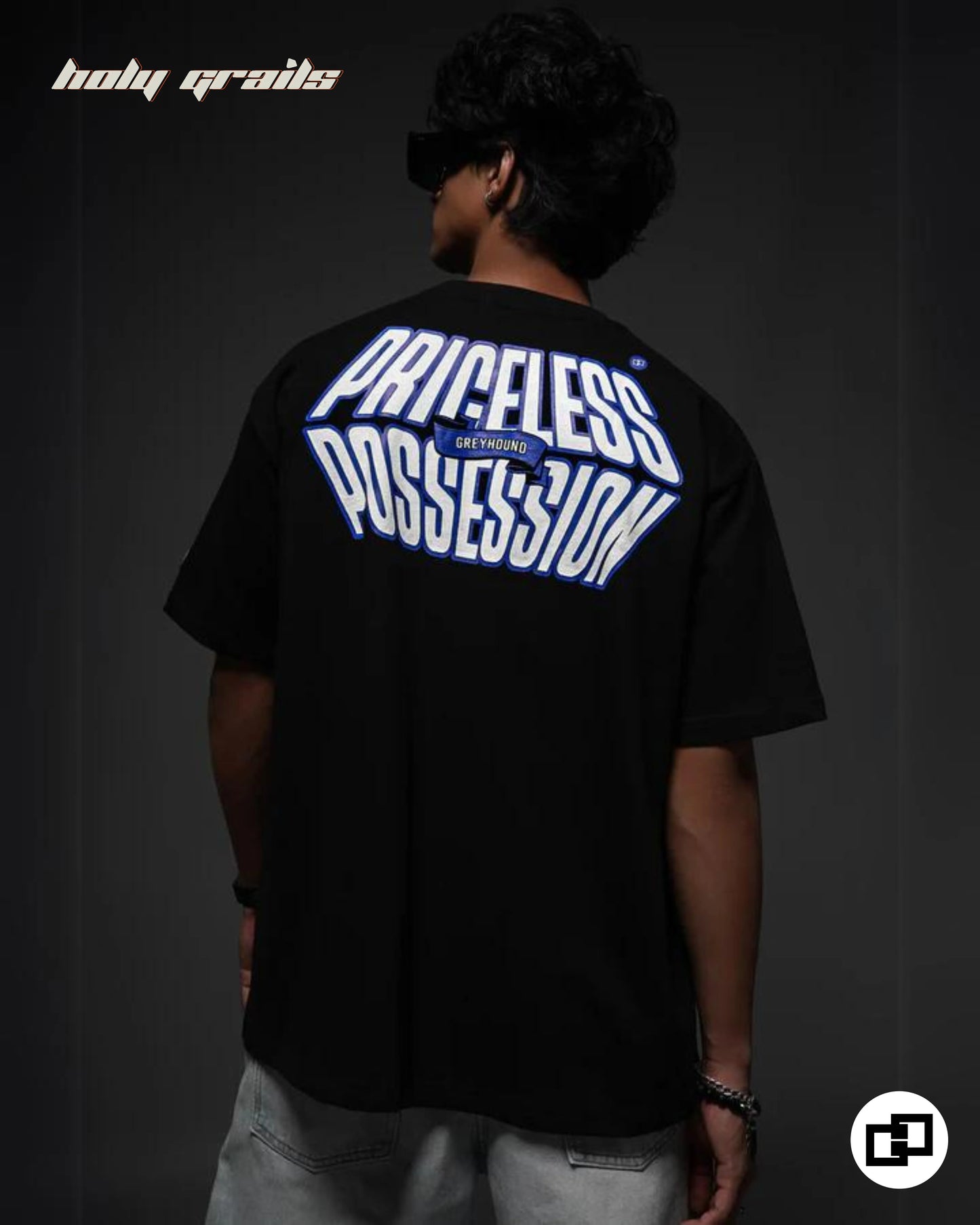 Priceless Possession Black Tee HG x Grey Hound Clothing