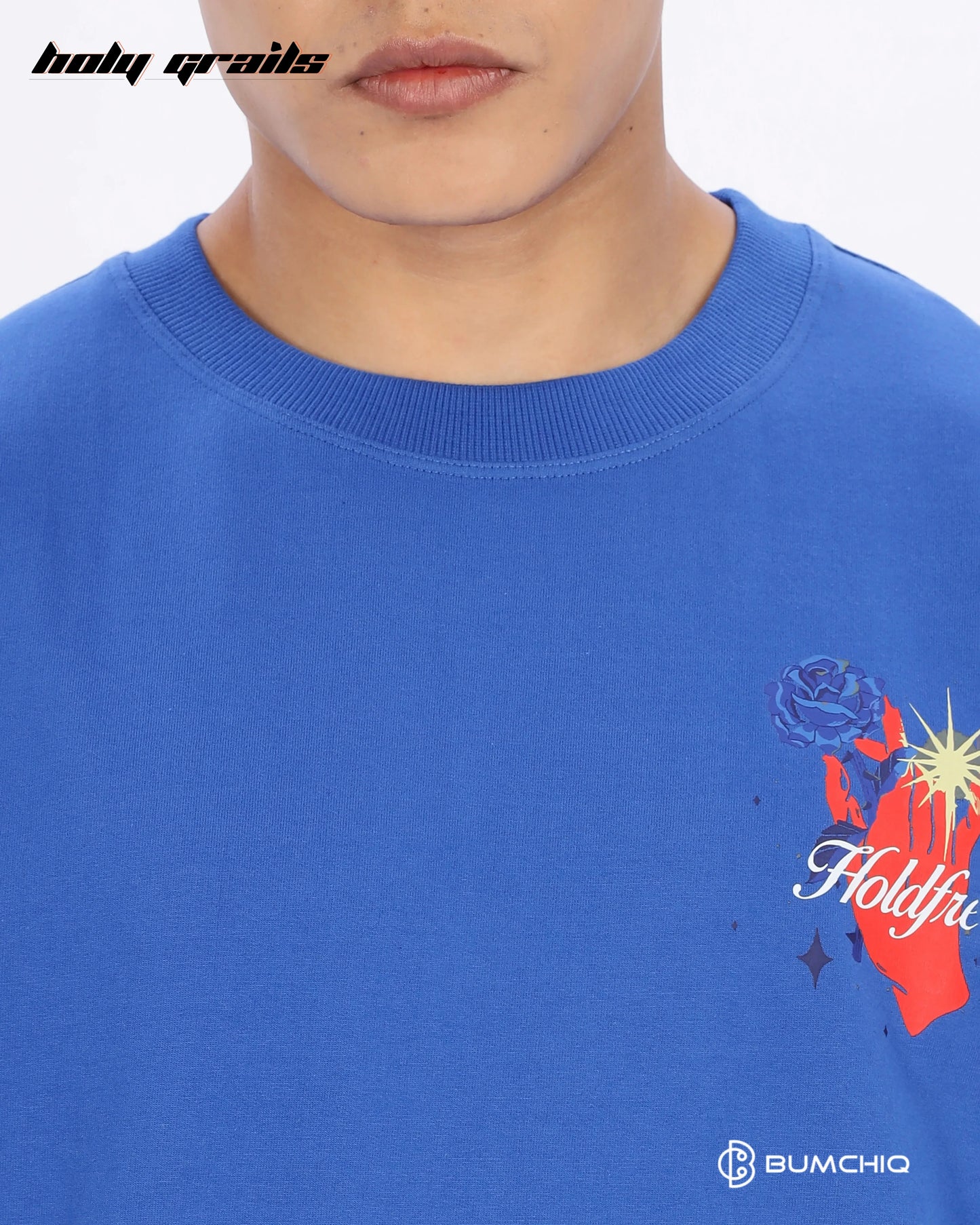 Solo Bitch Blue Oversize Tee HG x Bumchiq
