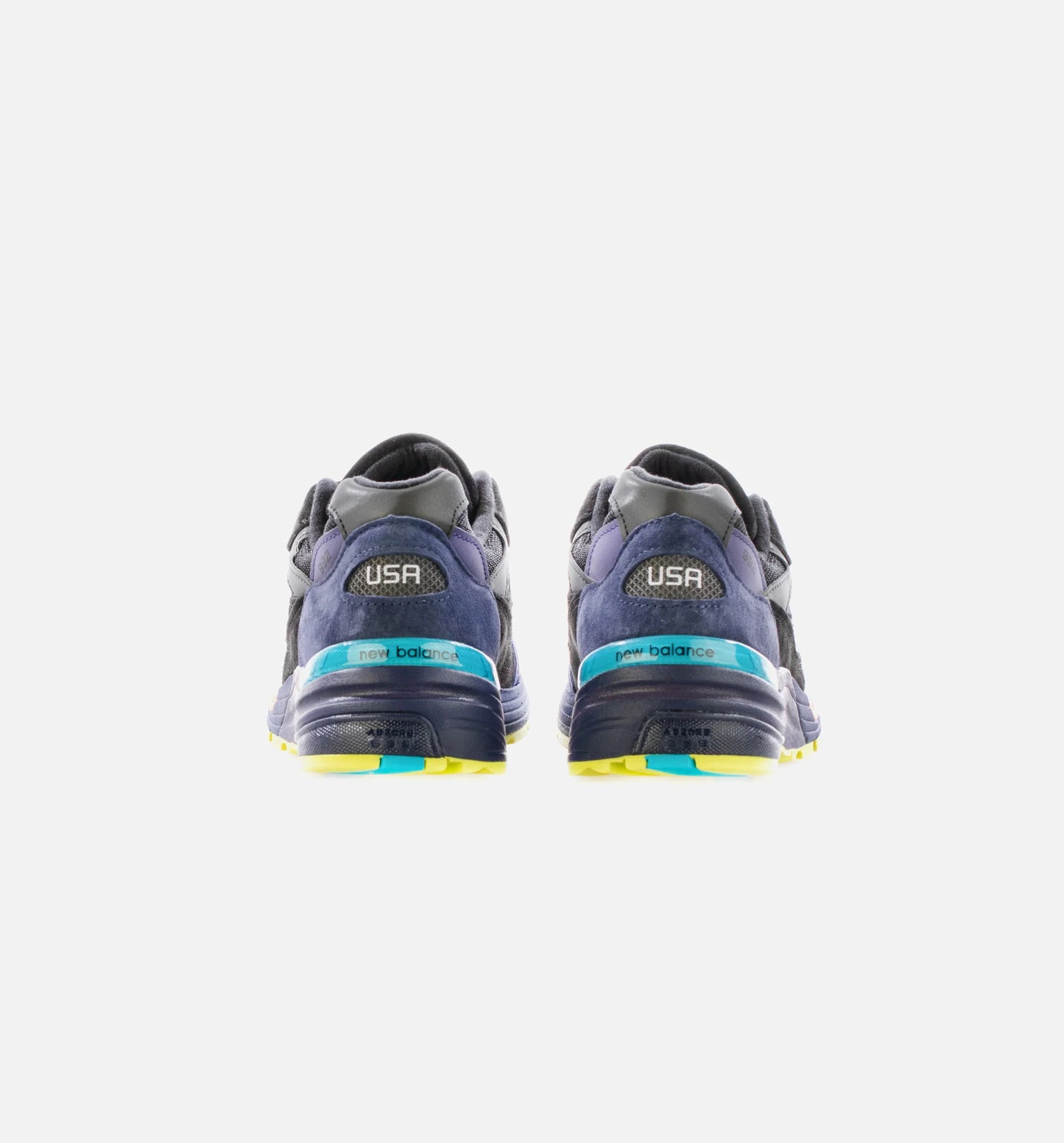 Made in USA 992 Mens Running Shoe Black Purple