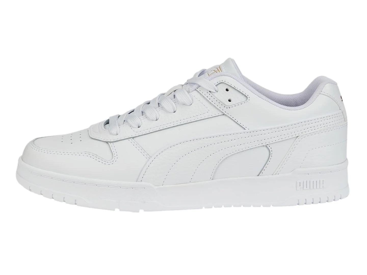 Tenis PUMA RBD Game Low Blanco y Oro para Hombre