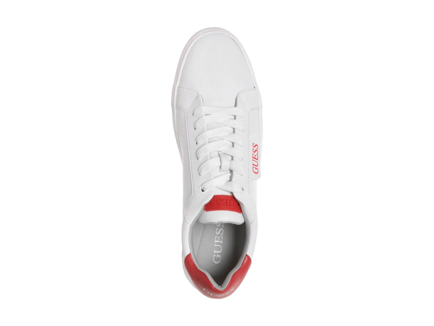 Tenis Guess Blanco con Rojo para Hombre