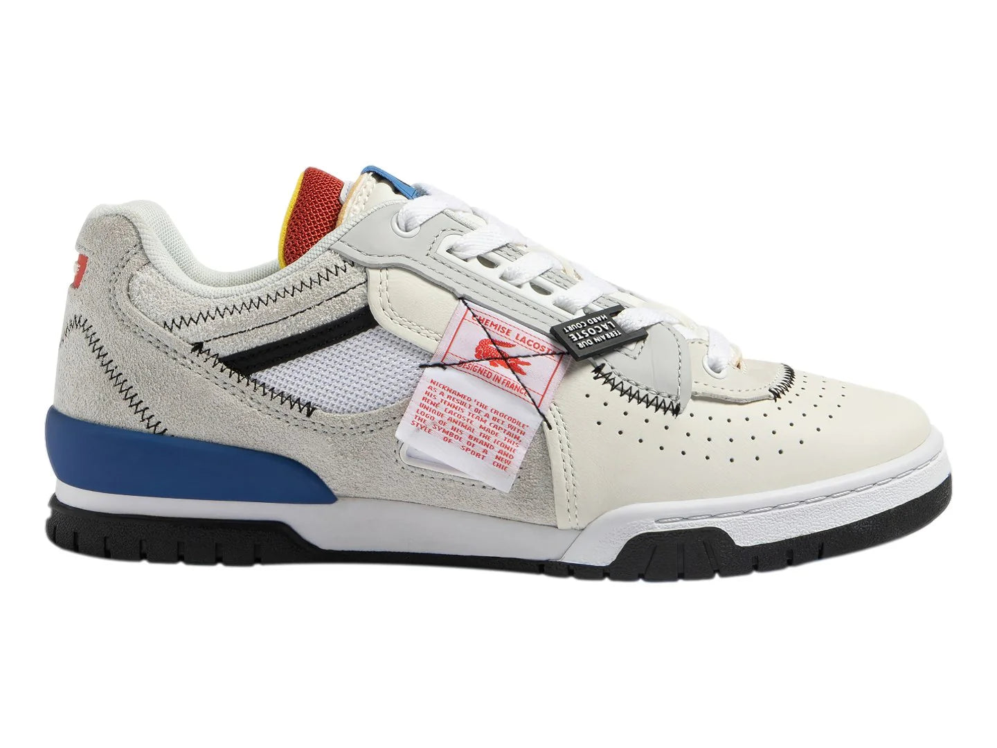 Tenis Lacoste M89 Blanco y Gris para Hombre