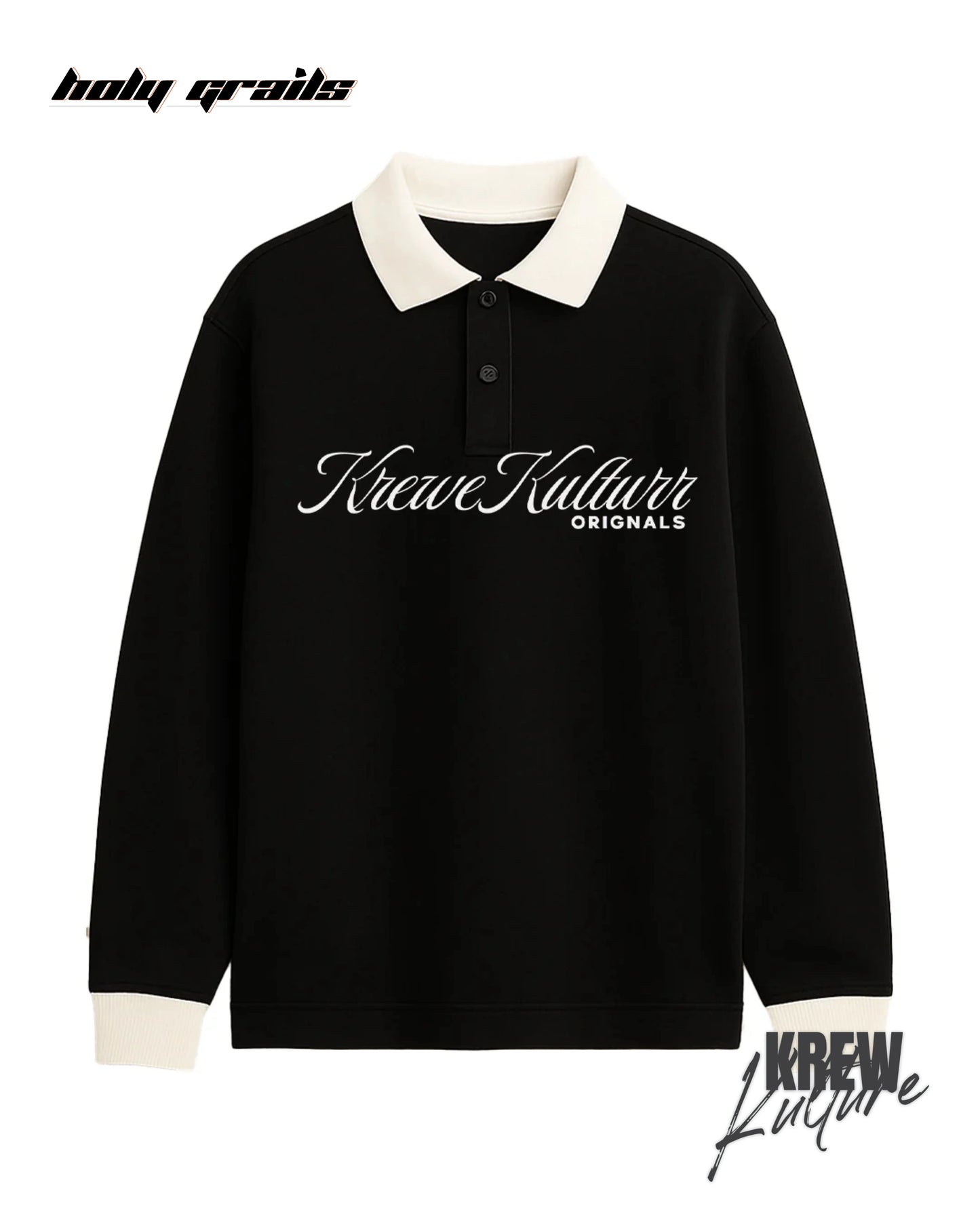 Trust the Author of Life Black Polo T Shirt HG x Krewe Kulturr