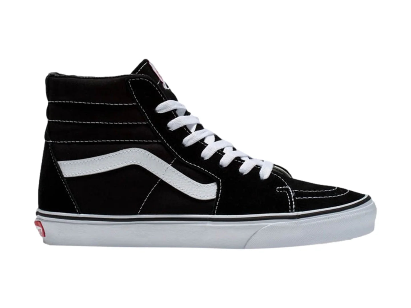 Tenis Vans Sk8 Hi Classics Negro con Blanco Unisex