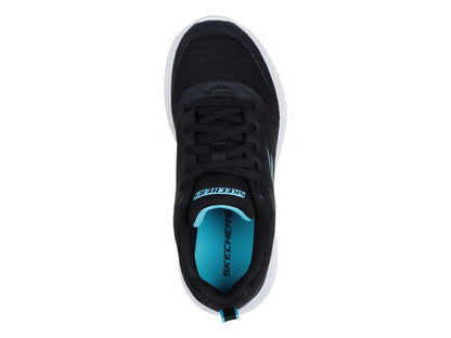 Tenis Skechers Go Run 400 V2 Negro y Azul para Niña