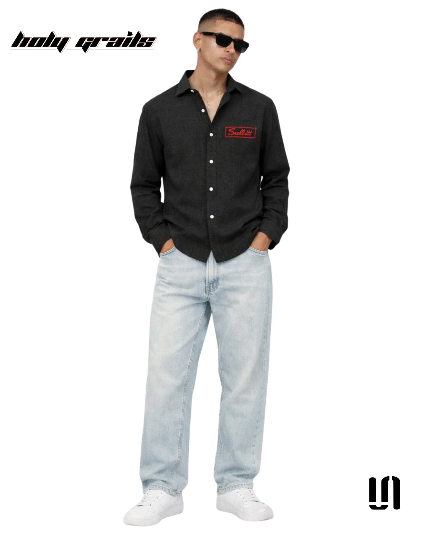 Midnight Black Linen Shirt HG x Sullitt