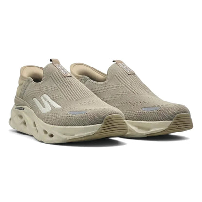 SKECHERS HANDS FREE SWIRL X TECH SLIP INN KHAKI