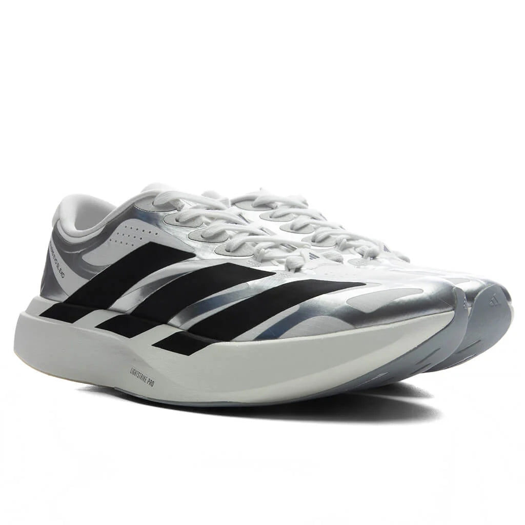 Womens Adizero Evo SL Exo Footwear White Core Black Iron Metallic