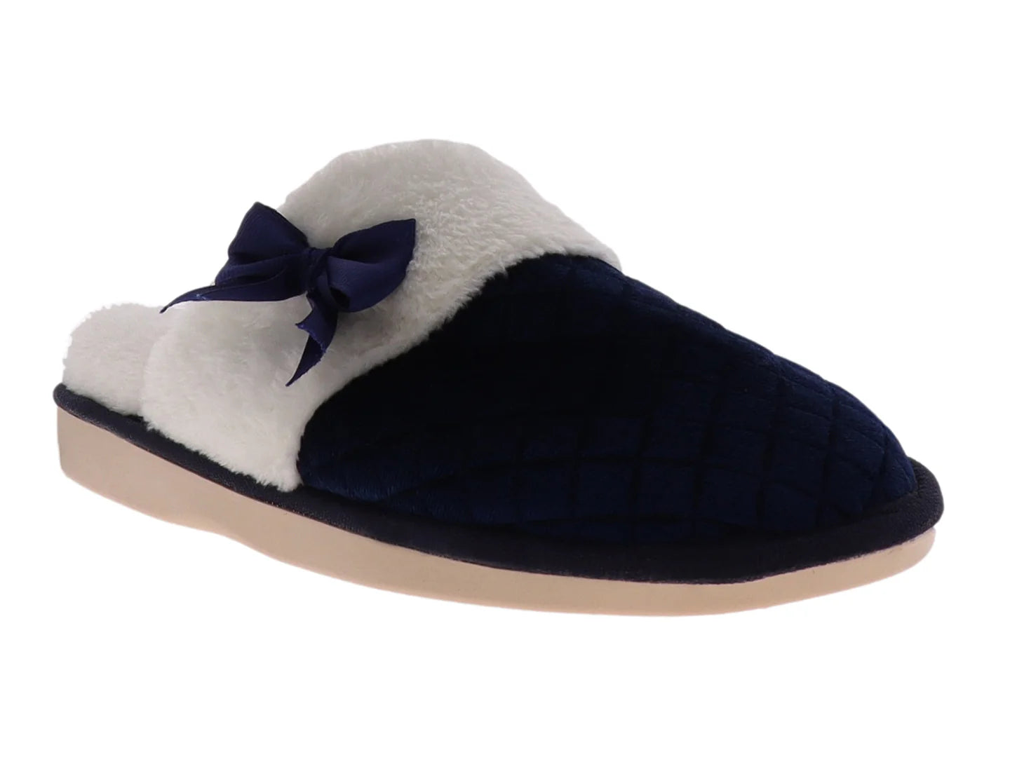 Pantuflas Cabrales de Terciopelo Marino para Mujer