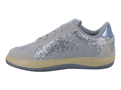 Tenis Ten Colours Golden Urano Plata para Niña