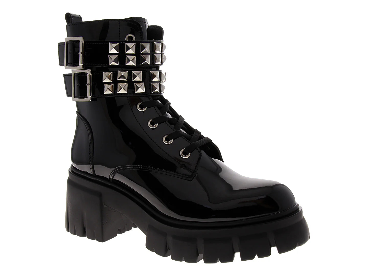 Botines Models de Charol Negro para Mujer