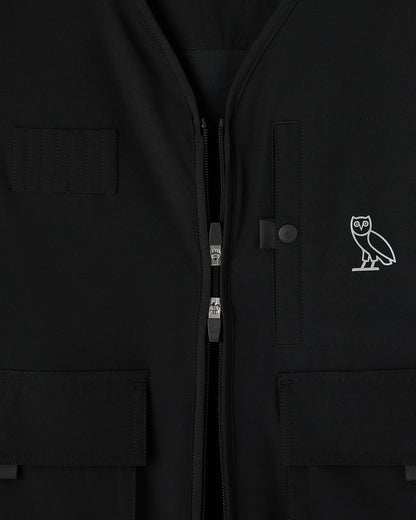 OVO Golf Stretch Nylon Vest Black