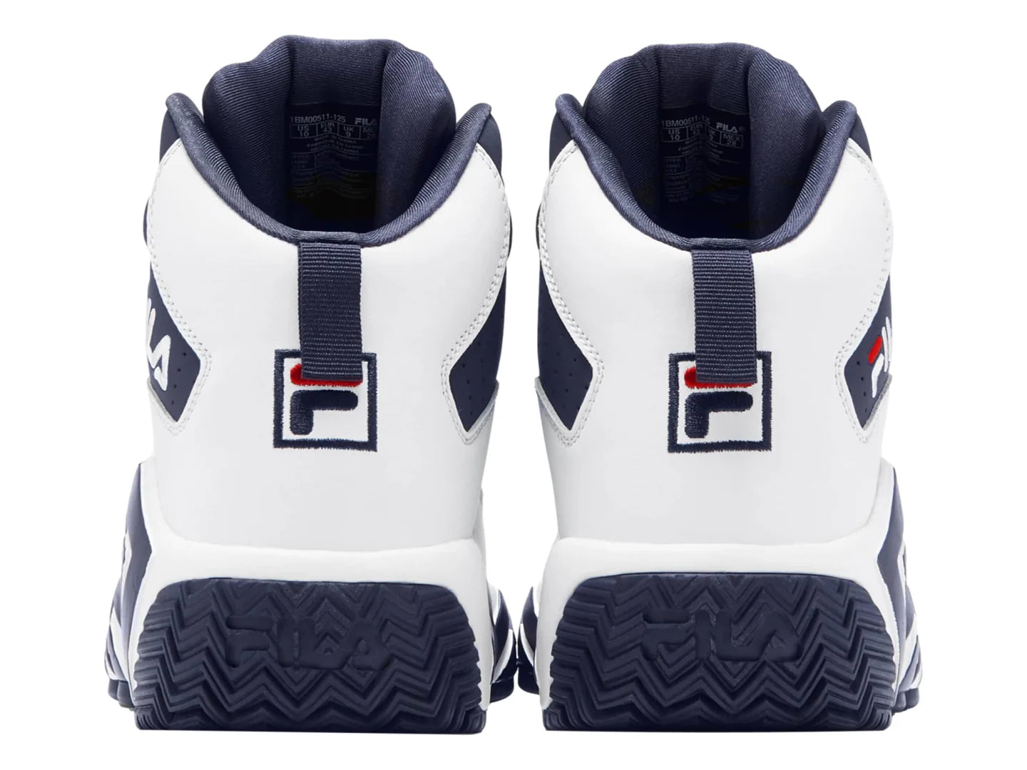 Tenis de Baloncesto FILA Blanco Azul y Rojo para Hombre