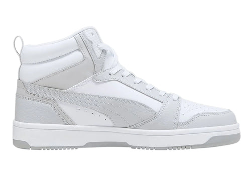 Tenis PUMA Rebound V6 Blanco y Gris para Hombre